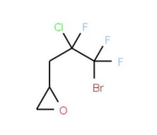 (3-Bromo-2-chloro-2,3,3-trifluoropropyl)epoxide - chemical structure image