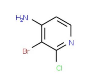 3-Bromo-2-chloro-4-pyridinamine (CAS 215364-85-5) - chemical structure image