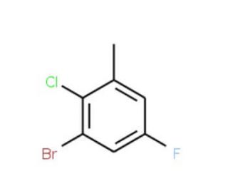 3-Bromo-2-chloro-5-fluorotoluene - chemical structure image