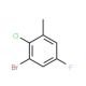 3-Bromo-2-chloro-5-fluorotoluene - chemical structure image