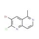 3-Bromo-2-chloro-5-methyl[1,6]naphthyridine - chemical structure image