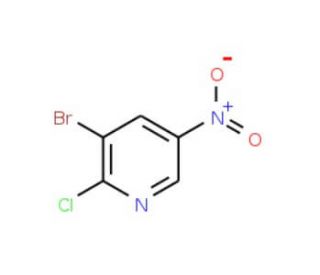 3-Bromo-2-chloro-5-nitropyridine (CAS 5470-17-7) - chemical structure image