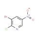 3-Bromo-2-chloro-5-nitropyridine (CAS 5470-17-7) - chemical structure image