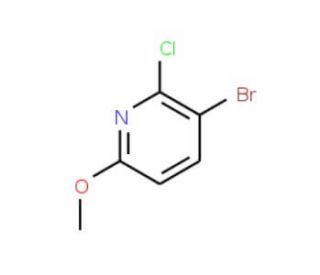 3-Bromo-2-chloro-6-methoxypyridine (CAS 777931-67-6) - chemical structure image