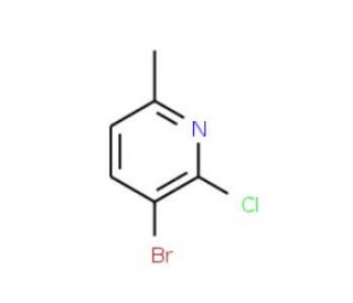 3-Bromo-2-chloro-6-picoline (CAS 185017-72-5) - chemical structure image