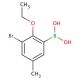 3-Bromo-2-ethoxy-5-methylphenylboronic acid (CAS 870718-00-6) - chemical structure image