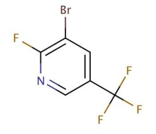 3-Bromo-2-fluoro-5-(trifluoromethyl)pyridine (CAS 103192-90-1) - chemical structure image