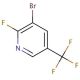 3-Bromo-2-fluoro-5-(trifluoromethyl)pyridine (CAS 103192-90-1) - chemical structure image