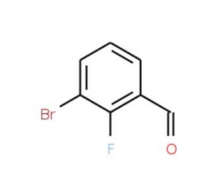 3-Bromo-2-fluorobenzaldehyde (CAS 149947-15-9) - chemical structure image