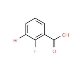 3-Bromo-2-fluorobenzoic acid (CAS 161957-56-8) - chemical structure image
