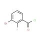 3-Bromo-2-fluorobenzoyl chloride (CAS 374554-41-3) - chemical structure image