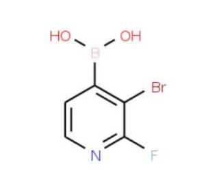 3-Bromo-2-fluoropyridine-4-boronic acid (CAS 1150114-79-6) - chemical structure image
