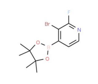 3-Bromo-2-fluoropyridine-4-boronic acid pinacol ester (CAS 1150561-78-6) - chemical structure image