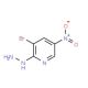 3-Bromo-2-hydrazino-5-nitropyridine (CAS 15862-38-1) - chemical structure image