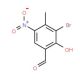 3-Bromo-2-hydroxy-4-methyl-5-nitro-benzaldehyde - chemical structure image