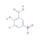 3-Bromo-2-hydroxy-5-nitrobenzenecarboxylic acid (CAS 57688-24-1) - chemical structure image