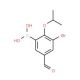 3-Bromo-2-isopropoxy-5-formylphenylboronic acid (CAS 1072951-86-0) - chemical structure image