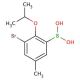 3-Bromo-2-isopropoxy-5-methylphenylboronic acid (CAS 870718-01-7) - chemical structure image