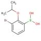 3-Bromo-2-isopropoxyphenylboronic acid (CAS 870718-04-0) - chemical structure image