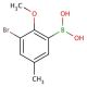 3-Bromo-2-methoxy-5-methylphenylboronic acid (CAS 870717-99-0) - chemical structure image