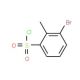 3-Bromo-2-methyl-benzenesulfonyl chloride (CAS 886501-61-7) - chemical structure image
