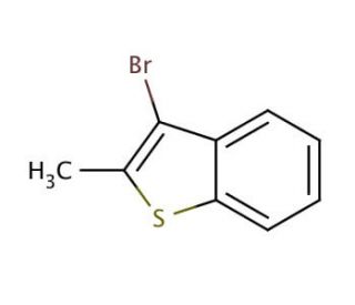3-Bromo-2-methyl-benzo[b]thiophene (CAS 10243-15-9) - chemical structure image