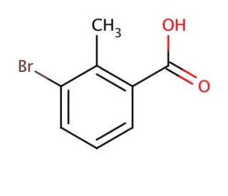 3-Bromo-2-methylbenzoic acid (CAS 76006-33-2) - chemical structure image