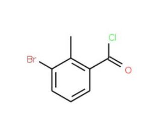 3-Bromo-2-methylbenzoyl chloride (CAS 21900-48-1) - chemical structure image