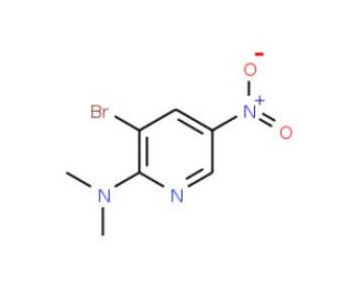 3-Bromo-2-(N,N-dimethyl)amino-5-nitropyridine (CAS 26163-05-3) - chemical structure image