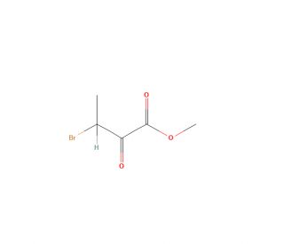 3-Bromo-2-oxobutanoic Acid Methyl Ester (CAS 34329-73-2) - chemical structure image