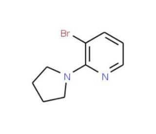 3-Bromo-2-(pyrrolidin-1-yl)pyridine (CAS 1150561-84-4) - chemical structure image