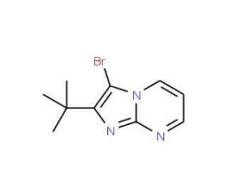3-Bromo-2-tert-butylimidazo[1,2-a]pyrimidine (CAS 904813-42-9) - chemical structure image