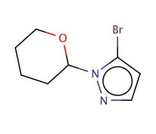 3-bromo-2-(tetrahydropyran-2-yl)-1H-pyrazole (CAS 1187582-58-6) - chemical structure image