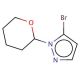 3-bromo-2-(tetrahydropyran-2-yl)-1H-pyrazole (CAS 1187582-58-6) - chemical structure image