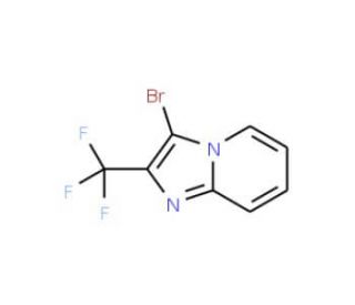 3-Bromo-2-(trifluoromethyl)imidazo[1,2-a]pyridine - chemical structure image