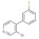 3-Bromo-4-(3′-fluorophenyl)pyridine - chemical structure image