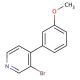 3-Bromo-4-(3′-methoxyphenyl)pyridine - chemical structure image
