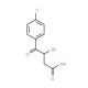 3-Bromo-4-(4-chloro-phenyl)-4-oxo-butyric acid (CAS 35158-39-5) - chemical structure image