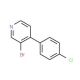 3-Bromo-4-(4′-chlorophenyl)pyridine (CAS 335642-99-4) - chemical structure image