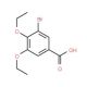 3-Bromo-4,5-diethoxybenzoic acid - chemical structure image