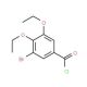 3-bromo-4,5-diethoxybenzoyl chloride - chemical structure image