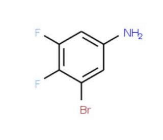 3-Bromo-4,5-difluoroaniline (CAS 875664-41-8) - chemical structure image
