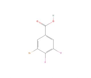 3-Bromo-4,5-difluorobenzoic Acid (CAS 1244642-73-6) - chemical structure image