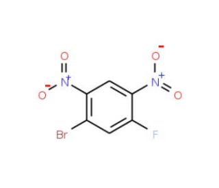 3-Bromo-4,6-Dinitrofluorobenzene (CAS 400-91-9) - chemical structure image
