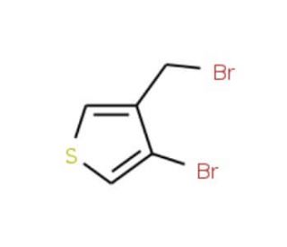 3-Bromo-4-(bromomethyl)thiophene (CAS 40032-80-2) - chemical structure image