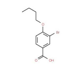 3-Bromo-4-butoxybenzoic acid - chemical structure image