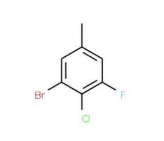 3-Bromo-4-chloro-5-fluorotoluene - chemical structure image