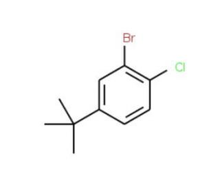 3-Bromo-4-chloro-tert-butylbenzene - chemical structure image