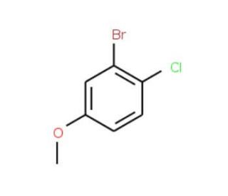 3-Bromo-4-chloroanisole (CAS 2732-80-1) - chemical structure image