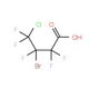 3-Bromo-4-chloropentafluorobutyric acid (CAS 216393-99-6) - chemical structure image